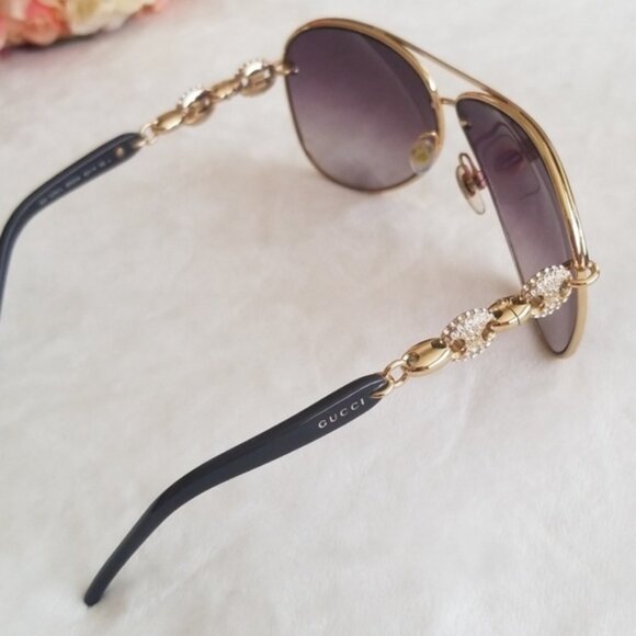 Authentic Gucci aviator sunglasses - Picture 1 of 8